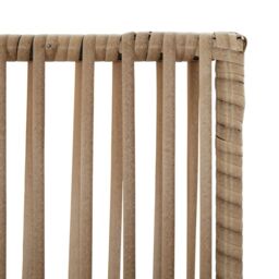 Berkfield Home Room Divider 6 Panels Beige Poly Rattan - thumbnail 6