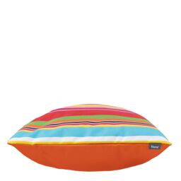 icon Indoor & Outdoor Waterproof Cushion Set of 2 Technicolour Geometric Waterproof Cushion in Orange - Size: 43 cm x 43 cm - thumbnail 5