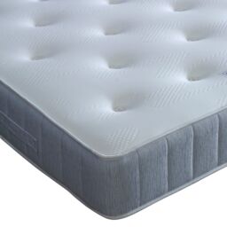 Bedmaster Pearl Contour Memory Foam Mattress in Light Blue - Size: Small Double