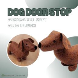 Marco Paul Sausage Dog Door Stop in Brown - thumbnail 4