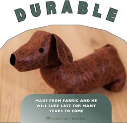 Marco Paul Sausage Dog Door Stop in Brown - thumbnail 6