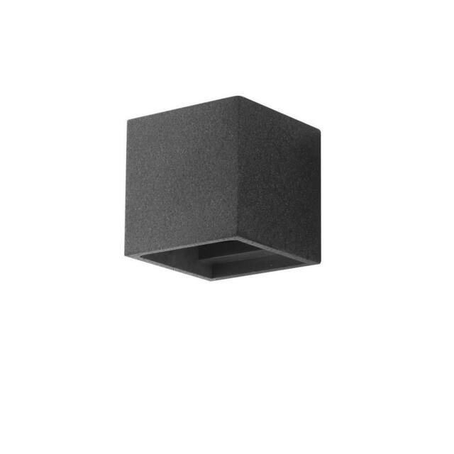 Netlighting Rubik Paintable Plaster Up Down Wall Lamp Concrete G9 in Grey