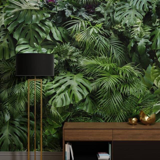 Superfresco Easy Lush Green Print To Order 3m x 2.8m Mural - image 1