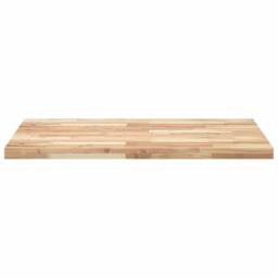 Berkfield Home Table Top Rectangular 120x70x4 cm Solid Wood Acacia in Brown - Size: 120 x 70 x 4 cm - thumbnail 5