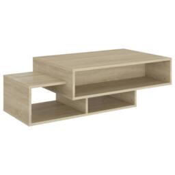 Berkfield Home Coffee Table Sonoma Oak 105x55x32 cm Engineered Wood in Light Tan - Size: 105 x 55 x 32 cm - thumbnail 1