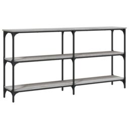 Berkfield Home Console Table Grey Sonoma 150x29x75 cm Engineered Wood - Size: 150 x 29 x 75 cm - thumbnail 6