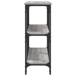 Berkfield Home Console Table Grey Sonoma 150x29x75 cm Engineered Wood - Size: 150 x 29 x 75 cm - thumbnail 5