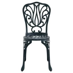 Berkfield Home 3-Piece Garden Bistro Set in Green Cast Aluminum - thumbnail 7