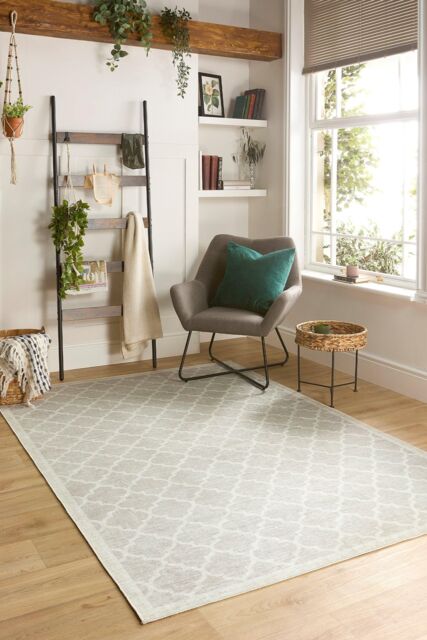 Origin Chateau Beige Non-Slip Washable Living Room Rug & Runner - Size: 80 cm x 150 cm - image 1