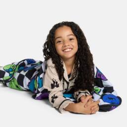 OHS Kids Checkerboard 3kg Weighted Blanket Sensory Sleep Quilted Throw - thumbnail 3
