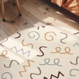 THE RUGS Adventures Kids Rug Fiete Cream Multicolour Kids Bedroom Rug - Size: 120 cm x 170 cm - thumbnail 4