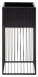 Orsina Versatile Design Floor Standing Planter, Robust Constructed Large Flower Pot For Garden, Easy To Maintain Pot in Black