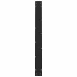 Berkfield Home Coffee Table Legs Black 2 pcs 100x(72-73) cm Steel - thumbnail 7
