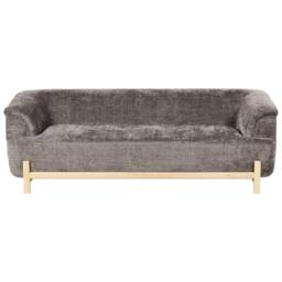 Wyld and Coco 5-Seater Sofa Set - Brown Chenille Eucalyptus Legs - thumbnail 4