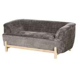 Wyld and Coco 5-Seater Sofa Set - Brown Chenille Eucalyptus Legs - thumbnail 8