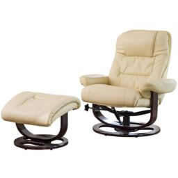 Artemis Home Burdell Swivel Recliner in Cream - thumbnail 2