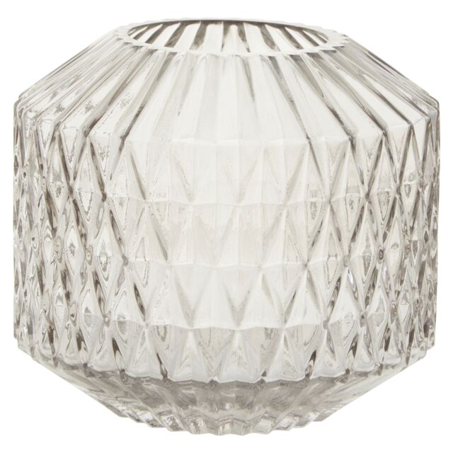Orsina Brice Small Grey Glass Vase - image 1