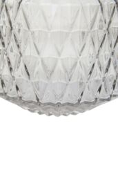 Orsina Brice Small Grey Glass Vase - thumbnail 5