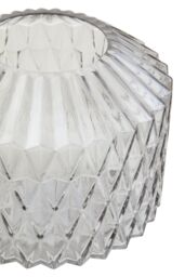 Orsina Brice Small Grey Glass Vase - thumbnail 3