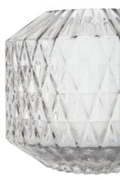 Orsina Brice Small Grey Glass Vase - thumbnail 4