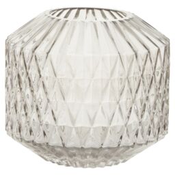 Orsina Brice Small Grey Glass Vase - thumbnail 1