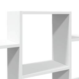 Berkfield Home Durable Wall Shelf White 159x18x66 cm Engineered Wood - Size: 159 x 18 x 66 cm - thumbnail 6