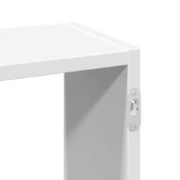 Berkfield Home Durable Wall Shelf White 159x18x66 cm Engineered Wood - Size: 159 x 18 x 66 cm - thumbnail 7