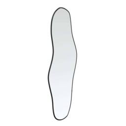 Berkfield Home Wall Mirror Black 90x40 cm - thumbnail 3