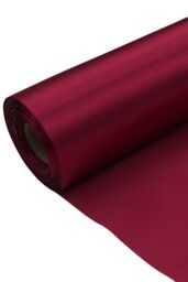 Neel Blue 20cm x 29cm Solid Satin Roll Large Fabric for Chair Sash Wedding Bouquet Décor Drapery in Burgundy - Size: 20 cm x 29 cm - thumbnail 2