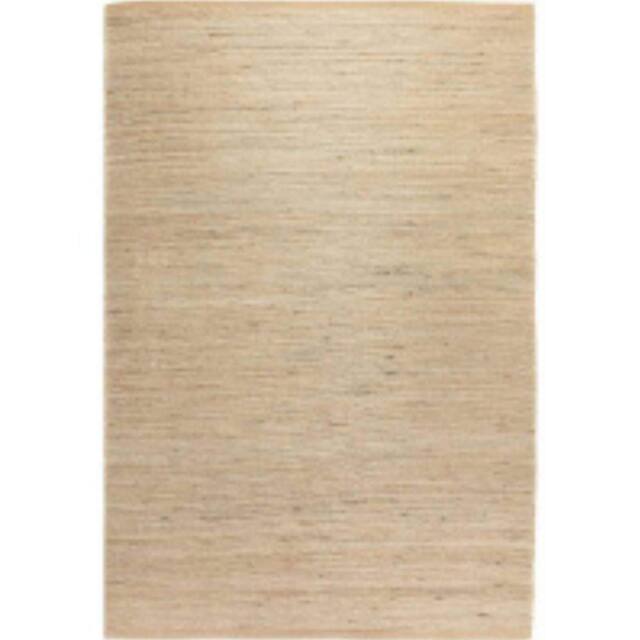 THE RUGS Handloom Jute Rug Dhaka Natural Jute Wool Cotton Woven Rug in Beige - Size: 60 cm x 90 cm - image 1