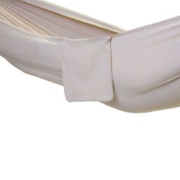 Primrose Ivory Outdoor Garden Double Hammock with Steel Stand & Carry Bag Included - thumbnail 6