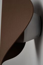 BHS Lighting Lesley LED Leaf Style Outdoor Wall Light in Brown - thumbnail 3