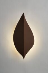BHS Lighting Lesley LED Leaf Style Outdoor Wall Light in Brown - thumbnail 1