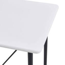 Berkfield Home Durable Bar Table White 120x60x110 cm MDF - Size: 120 x 60 x 110 cm - thumbnail 5