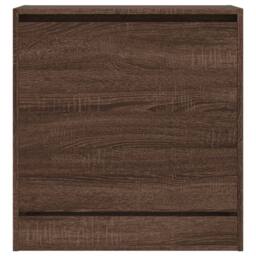 Berkfield Home Shoe Cabinet Brown Oak 60x34x63.5 cm Engineered Wood - thumbnail 5