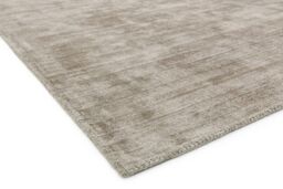 The Rug Shop UK Grey Handmade Plain Viscose Luxurious Easy To Clean Cotton Backing Rug - Size: 160 cm x 230 cm - thumbnail 2