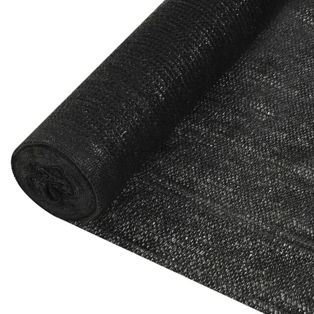 Berkfield Home Privacy Net Black 1.5x25 m HDPE 195 g/m ² - image 1