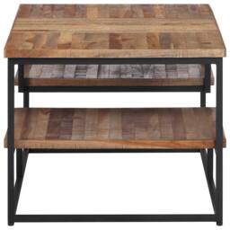 Berkfield Home Beautiful Coffee Table 90x50x39 cm Solid Reclaimed Teak in Brown - Size: 90 x 50 x 39 cm