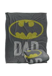 DC Comics Batman Dad Blanket 152 x 127 cm in White - thumbnail 2