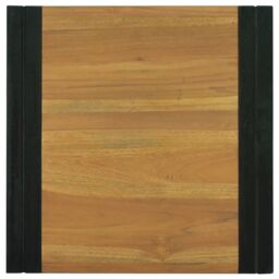 Berkfield Home Bathroom Cabinet 45x45x35 cm Solid Wood Teak in Brown - Size: 45 x 45 x 35 cm - thumbnail 4