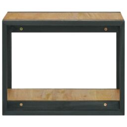 Berkfield Home Bathroom Cabinet 45x45x35 cm Solid Wood Teak in Brown - Size: 45 x 45 x 35 cm - thumbnail 3