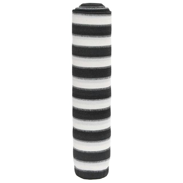 Berkfield Home Privacy Net Anthracite & White 1.5x25 m HDPE 195 g/m¬≤ in Black - image 1