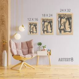 "Artery8 Contemporary Dutch Art Book Cover Leo Gestel Canvas Wall Art in Beige - Size: W18"" x H24""" - thumbnail 4