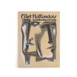 "Artery8 Contemporary Dutch Art Book Cover Leo Gestel Canvas Wall Art in Beige - Size: W18"" x H24""" - thumbnail 1