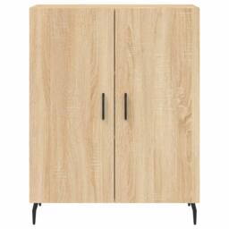 Berkfield Home Sideboard Sonoma Oak 69.5x34x90 cm Engineered Wood in Brown - thumbnail 5