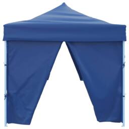 Berkfield Home Folding Pop-up Party Tent with 8 Sidewalls 3x9 m Blue - thumbnail 4