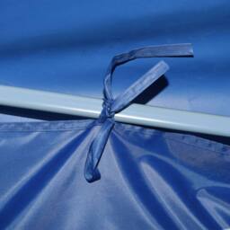 Berkfield Home Folding Pop-up Party Tent with 8 Sidewalls 3x9 m Blue - thumbnail 7