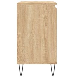Berkfield Home Bathroom Cabinet Sonoma Oak 58x33x60 cm Engineered Wood in Brown - Size: 58 x 33 x 60 cm - thumbnail 6