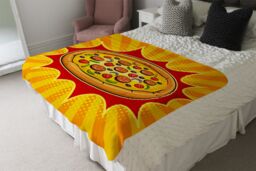 Benjamin Tate Design art retro Designer Blanket in Natural - Size: 120 cm x 150 cm - thumbnail 4