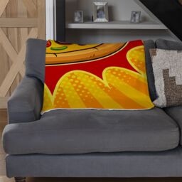 Benjamin Tate Design art retro Designer Blanket in Natural - Size: 120 cm x 150 cm - thumbnail 2